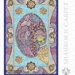 فرش ماشینی لاکچری طرح نیلگون