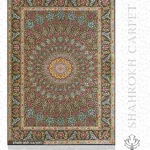 فرش لاکچری جدید 1700 شانه طرح اشکی از کلکسیون قم کلاسیک از شرکت فرش شاهرخ