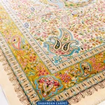 قیمت و خرید فرش 1700 شانه ابریشمی ماشینی طرح بوته - فرش شاهرخ