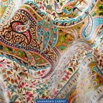 قیمت و خرید فرش 1700 شانه ابریشمی ماشینی طرح بوته - فرش شاهرخ
