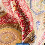 قیمت و خرید فرش 1700 شانه ابریشمی ماشینی طرح ترمه - فرش شاهرخ