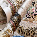 قیمت و خرید فرش 1700 شانه ابریشم ماشینی طرح نانسی - فرش شاهرخ