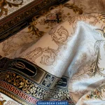 قیمت و خرید فرش 1700 شانه ابریشم ماشینی طرح نانسی - فرش شاهرخ