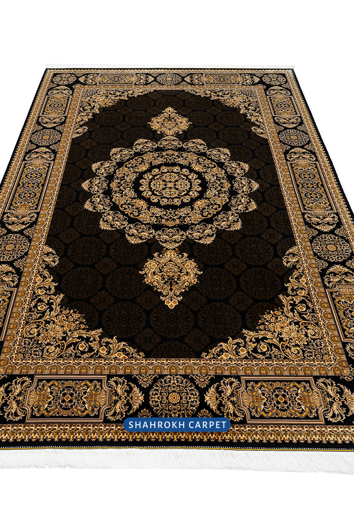 قیمت و خرید فرش 1700 شانه ابریشمی ماشینی طرح درسا - فرش شاهرخ