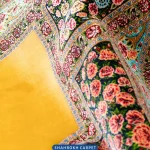 قیمت و خرید فرش 1700 شانه ابریشمی ماشینی طرح گل‌سرخ - فرش شاهرخ