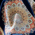 قیمت و خرید فرش 1700 شانه ابریشمی ماشینی طرح داوودی - فرش شاهرخ