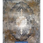 قیمت و خرید فرش وینتیج 1200 شانه زمینه نقره‌ای گل‌برجسته طرح آرشا - فرش شاهرخ